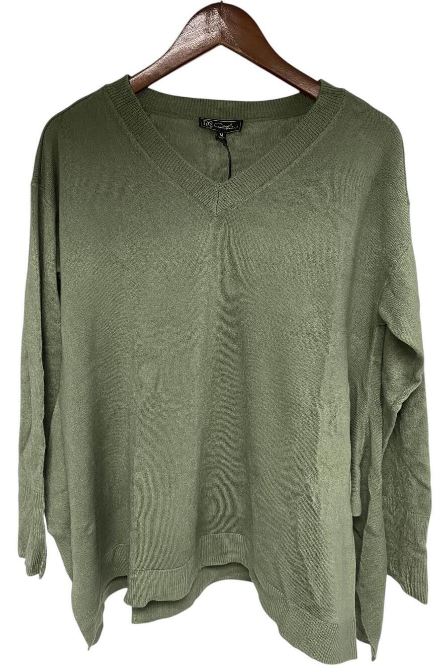 DG2 by Diane Gilman Lux Touch Sweater Sage - Regular